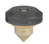 Naroote Set di Piedini per Altoparlanti con Dado di Bilanciamento per la Regolazione Fine 'altezza, in Rame Placcato Oro, Elimina L'inquinamento del Suolo degli Altoparlanti, 4 Pezzi per Audiofili