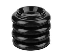 Naroote Set di Poggiapiedi per Pianoforte, Coppe Insonorizzate Resistenti per Pianoforte Verticale, 4 Pezzi in Plastica Nera per Proteggere e Pavimento, 3,9", Assorbimento degli Urti per Pianisti