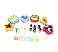 Naroote Set di Taglierini per da 26 Pezzi con Forme Divertenti per il Pranzo dei Bambini - Stampi in Acciaio Inossidabile per Dolci e Confezioni Fai da Te