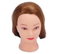Naroote Set di Teste di Manichino per Capelli con Capelli Sintetici Ad Alta Temperatura per Formazione e Styling di Parrucchieri, Ideale per Saloni e Accademie