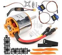 Naroote Set Motore 40A XT60 ESC e Servo 9G Leggero 2217 KV1100 per Elicottero Telecomandato 6 unità