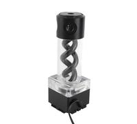 Naroote Set Pompa di Raffreddamento Ad Acqua per Computer con Anodo di Alluminio con Portata di 650 L/h per Un'efficiente Dissipazione del Calore e una Facile Installazione (BLACK)