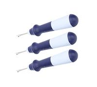 Naroote Set Taglia Asole da 3 Pezzi, Strumenti Rimuovi Filo Ergonomici e Durevoli per Cucito e Artigianato, Acciaio Inossidabile con Comode Maniglie