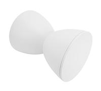 Naroote Sgabello a Forma di Clessidra in Plastica di Alta qualità, Durevole, Impermeabile, Alla Moda, per Camerino del Bagno (WHITE)