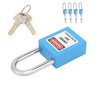 Naroote Sicurezza Industriale 5 Set di Lucchetti di Sicurezza con Travi in acciaio di Alta qualità per la Produzione di Macchinari, per Petrolio e Gas Naturale, Industria Chimica, Logistica e