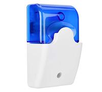 Naroote Sirena Acustica e Visiva Cablata Ritardante di Fiamma Rossa 12 V per la Sicurezza Domestica, Volume del Suono 110 DB, per Luci di Avvertimento, Plastica ABS, Rosso, 4,9x3,0x1,8 Pollici