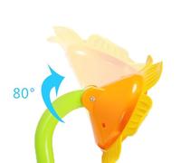 Naroote Soffione Doccia Manuale Girasole Soffione Doccia Regolato Carino per Bambini, Sicuro e Rispettoso Dell'ambiente, Materiale ABS (Soffione doccia manuale)