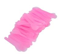 Naroote Spatola Usa e Getta, Spatola Facciale 100pcs Cosmetica Applicazione della Fai -da -da te Truffa (Roseo)