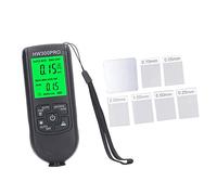 Naroote Spessimetro per Rivestimenti con Calibrazione a Zero (BLACK) | Alta precisione, leggero, ampiamente utilizzato nella produzione, materiale ABS, misura 0-2000UM