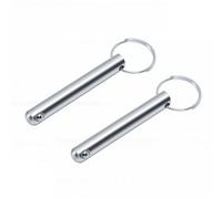Naroote Spinotto per Pesi, Compatibile con Fori da 10 Mm, 2 Pezzi | Design con bloccaggio sicuro, perno di selezione in acciaio inossidabile, parte di ricambio universale per attrezzatura da