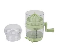 Naroote Spremiagrumi Manuale, Spremiagrumi Manuale Facile da Usare, in Plastica in Acciaio Inossidabile per Uso Alimentare con Design Leggero e Portatile, Ideale per Arance, Limoni, Pompelmi, (GREEN)