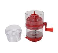 Naroote Spremiagrumi Manuale, Spremiagrumi Manuale Facile da Usare, in Plastica in Acciaio Inossidabile per Uso Alimentare con Design Leggero e Portatile, Ideale per Arance, Limoni, Pompelmi, (rosso)