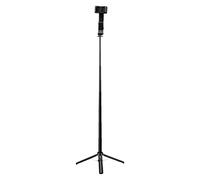 Naroote Stabilizzatore Cardanico per Telefono, Treppiede Allungabile per Selfie da 101 Cm, Portatile Pieghevole per Smartphone con Luce di Riempimento a 3 Colori e Telecomando Bluetooth 5.2, Ideale