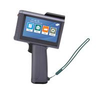 Naroote Stampante a Inchiostro a Inchiostro Manuale, Schermata Capacitiva 4,3 Pollici HD HD Ergonomic Interfaccia Utente Intuitiva Pistola di Carta Portatile (Spina europea)