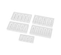 Naroote Stampo in Silicone per Unghie per Design Gotico 3D (#1) | Materiale durevole, facile pulire, versatile per la resina, ideale per la decorazione delle unghie, fai te multiuso