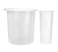 Naroote Stampo per Ghiaccio Tritato Trasparente Riutilizzabile per Preparare Dolcetti Ghiacciati e Cocktail, Secchiello per il Ghiaccio Multifunzionale per Feste, Plastica Trasparente Ad Alta