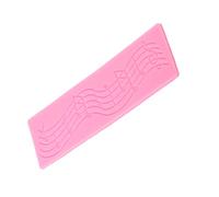 Naroote Stampo per Torta con Tappetino per Fondente in Pizzo con Nota Musicale per la Decorazione di Torte Nuziali Classiche, 100% Silicone Alimentare
