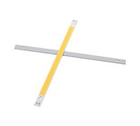 Naroote Striscia LED COB Lampadina Luminosa a Lunga Durata per Fai da Te 2 Pezzi 10W Bianco/Bianco Caldo 12-14V 1000LM 200x10MM per Luci Giocattolo, Lampade da Tavolo Sorgente (caldo 3000K)