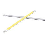 Naroote Striscia LED COB Lampadina Luminosa a Lunga Durata per Fai da Te 2 Pezzi 10W Bianco/Bianco Caldo 12-14V 1000LM 200x10MM per Luci Giocattolo, Lampade da Tavolo Sorgente (Luce bianca 6500K)