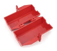 Naroote Strumento di Sicurezza Durevole con Bloccaggio a Spina per la Gestione di più Persone in Strutture Industriali, Materiale ABS, Supporto per 4 Lucchetti, 83 X 83 X 178 Mm