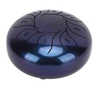 Naroote Strumento per le Mani, Metallo Pulito -Kit di Tamburo della Lingua Facilmente Resistente Alla Corrosione Al Tatto (cielo blu)