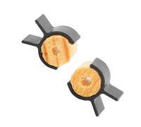 Naroote Strumento per lo Styling della Ruota per L'allenamento dei Baffi Sul Manubrio per Modellare la Barba Uomo Elegante - Nero per un Design Portatile Gentiluomo (BLACK)