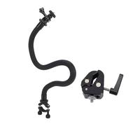 Naroote Supporto con Morsetto per Fotocamera Flessibile a Collo di Cigno, Compatibile con Fotocamera DSLR |Braccio Magico a Collo di Cigno con Rotazione 180, Supporto per Bici Super Clamp con Vite