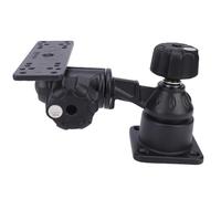 Naroote Supporto per Chartplotter per Ecoscandaglio in Alluminio, Supporto Elettronico Marino Regolabile, per Braccio Oscillante Orizzontale Rinforzato con Giunto Sferico, Ideale per la Pesca in
