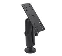 Naroote Supporto per Fishfinder, Staffa per Elettronica Marina, Supporto per Testa a Sfera con Braccio Lungo con Testa a Sfera di Tipo C, Ideale per Base di Trapano e Bullone a T, 1,5 Pollici (Asta