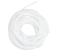 Naroote Supporto per Organizer per Cavi Flessibili con Avvolgicavo a Spirale per Cablaggio di Uffici Domestici, di Gestione dei Cavi in PVC Bianco (#1)