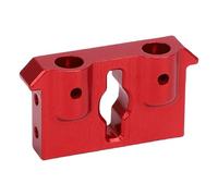 Naroote Supporto per Paraurti Anteriore RC, Movimentazione Accurata Connettore per Paraurti Anteriore in Alluminio RC Ad Alta Resistenza per la Riparazione (rosso)