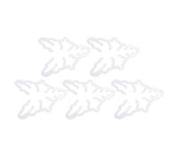 Naroote Supporto per Piante di Monstera, Porta Piante Propagati 5 Pcs Pianta di Pinza per Impianto Set di in Vaso Acrilico Supporto Clamp/Holder Soluzione dello Stelo Vegetale per Mantenere le (Tipo