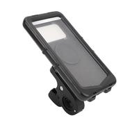 Naroote Supporto per Telefono da Bicicletta, Supporto per Telefono IPX5, per Touch Screen Reattivo con Design a Scuotimento Zero, Ideale per Motocicli e Telefoni Fino a 6,9 Pollici (BLACK)