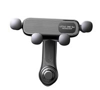 Naroote Supporto Universale per Telefono da Auto Gravity Link Design di Bloccaggio Stabile per la Maggior Parte delle Prese D'aria Dell'auto Materiale ABS Compatibile con Telefoni Cellulari di Varie