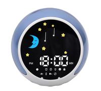 Naroote Sveglia per Bambini, Allenamento per il Sonno, Luce Notturna | Routine per Bambini, Controllo Touch a 12 Colori, Suoni della Natura, Timer da 15-60 Minuti, Altoparlante da 5 W,