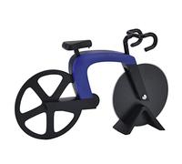 Naroote Tagliapizza a Forma di Bicicletta, Coltello per Pizza, Strumento da Sicuro e Antiaderente con Manico in ABS, Ideale per la Casa, il Ristorante e Come Regalo (BLUE)