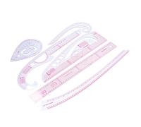 Naroote Taglio del Modello Metrico, Righello della Curva Francese 7 Pc Set di Righello da Cucire con da Cucito e Sartoria per i Principianti