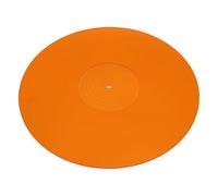 Naroote Tappetino per Piatti, Pad Stabile per Corde, Acrilico Antistatico con Riduzione del Rumore per Dischi da 12 Pollici (ORANGE)
