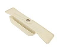 Naroote Tappetino per Rubinetto Efficiente Protezione Antispruzzo per Piani di Lavoro Puliti Organizzare gli Elementi Essenziali del Lavello Tappetino per Lavello da in Silicone per Bagno (Beige)