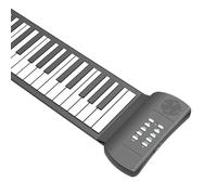 Naroote Tastiera per Pianoforte, Pianoforte Portatile 49 Tastiera Morbida Silicone Pieghevole Piano Silenzioso Pratica Silenziosa per Bambini e Adulti (49 tasti)