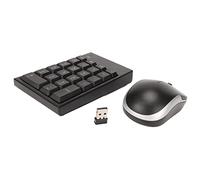Naroote Tastierino Numerico Mouse USB Wireless 22 Tasti 1200 DPI per Aziende Bancarie e Scolastiche, Trasmissione Stabile per Serie 10, Materiale ABS