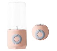 Naroote Tazza di Frullatore, Bottiglia di Frullatore Elettrico 6 Pale USB Miscelatore di Frutta Ricaricabile per Frutta per Trucco con Frullata di Fruttatura con Frullata Portatile per Casa Cucina