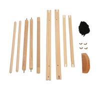 Naroote Telaio per Arazzi Kit Artigianale Dal Design Semplice per Bambini e Principianti Telaio per Tessitura in Legno Massello 20,1 Pollici X 15,7 Pollici Multiuso