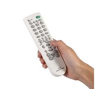 Naroote Telecomando Universale per TV LED LCD a Basso Consumo Energetico, Distanza di Trasmissione Lontana e Tocco Confortevole per il Divertimento, Bianco