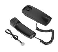 Naroote Telefono con Filo, Funzione Flash Calendario Display LCD Suoneria Stile Classico Selezionabile KX-T777CID Telefono con Filo per la Casa (BLACK)