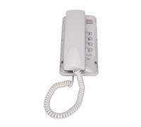 Naroote Telefono con Filo Montato a Parete con Funzione Quick Flash per Uffici Domestici, Hotel, Scuole, Materiale ABS Resistente (WHITE)