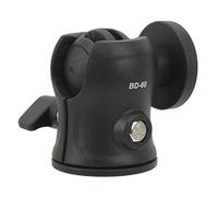 Naroote Testa a Sfera per Treppiede, Testa a Sfera con Vite da 1/4 Pollice Scanalatura a Forma di U in ABS per Treppiede Ruotabile a 360 Gradi per per Staffa per Telefono, Luce Fotografica a LED,