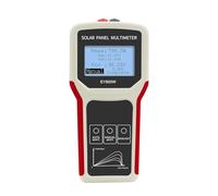 Naroote Tester del Pannello Solare, Misuratore Portatile a Potenza Solare Pannello Fotovoltaico Multimetro di Alimentazione con Tester MPPT LCD Digital Display Display Multimetro Schermata per PV