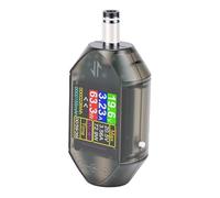 Naroote Tester di Tensione CC, Misuratore di Potenza Ad Alta Precisione 4,5-50 V 0-6 A Picco 12 A 0-600 W, Voltmetro Amperometro Digitale con Schermo A Colori Ruotabile e Interfaccia DC5,5x2,5/2,1