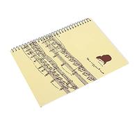 Naroote The Notebook, Spartito per la Composizione da Spartiti per Spartiti per Staff Musicale Paper Music Notebook Music per Composizione e Notazione (Pattern di punteggio giallo)